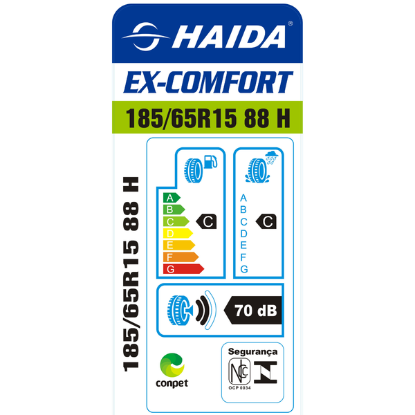 Pneu 185/65R15 88H Ex-Comfort Haida Pneu 185/65R15 88H Ex-Comfort Haida